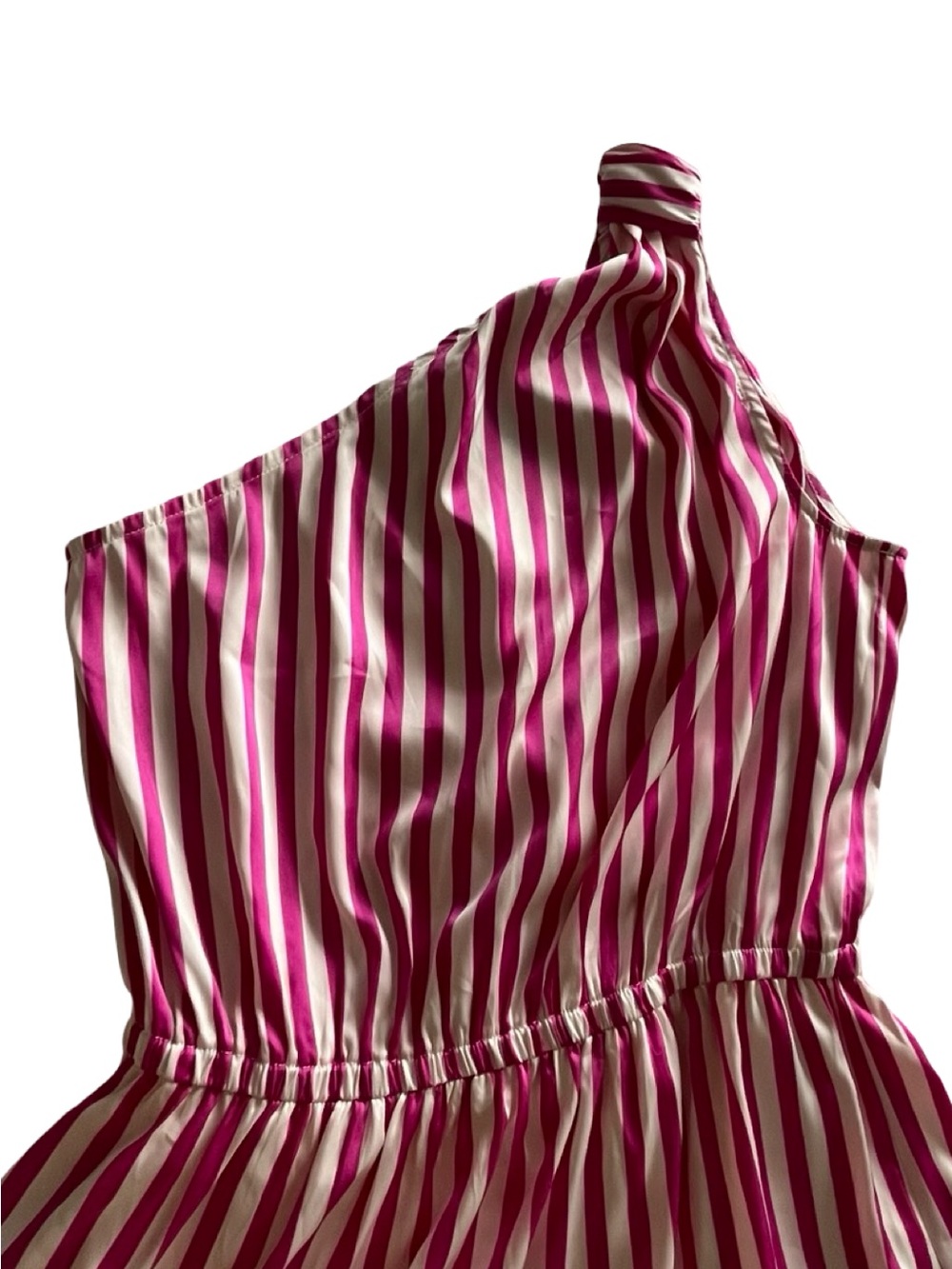 Serafina Single Shoulder Maxi Dress in Magenta Sz L - Picture 10 of 12